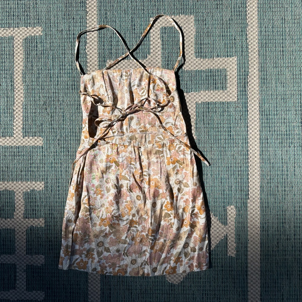 Rumer Paloma Mini Floral Dress size Small - Picture 5 of 7